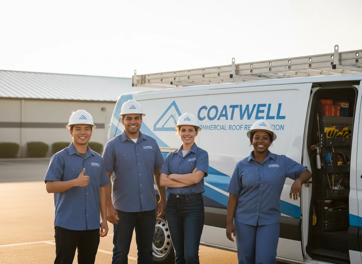Commercial roof coating company in Kinney, MN